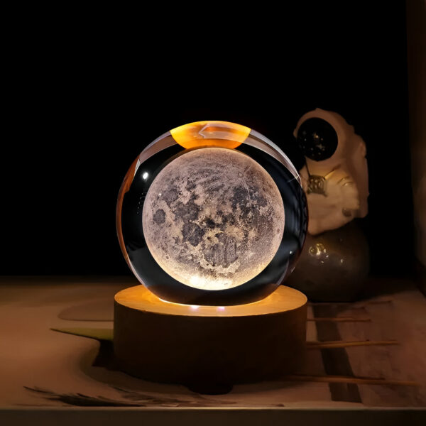 Lampara de luna 3d